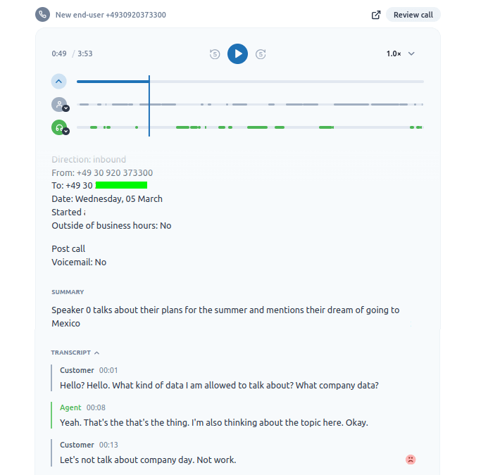 Zendesk QA transcript and summarization.png